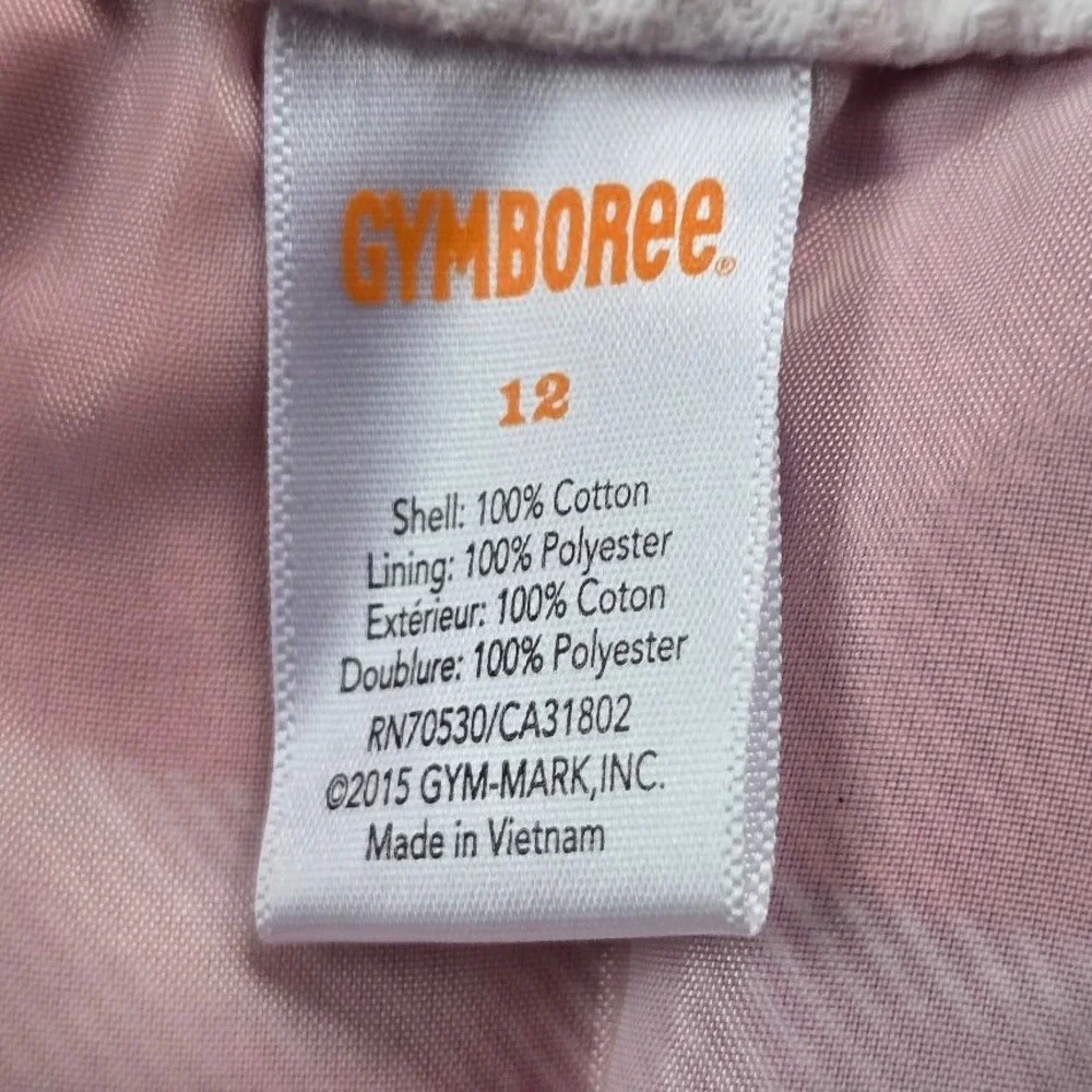 Gymboree 2pc Skirt Set Kids‎ Size 12 Pink Plaid Fox Graphic Woodland Preppy Core